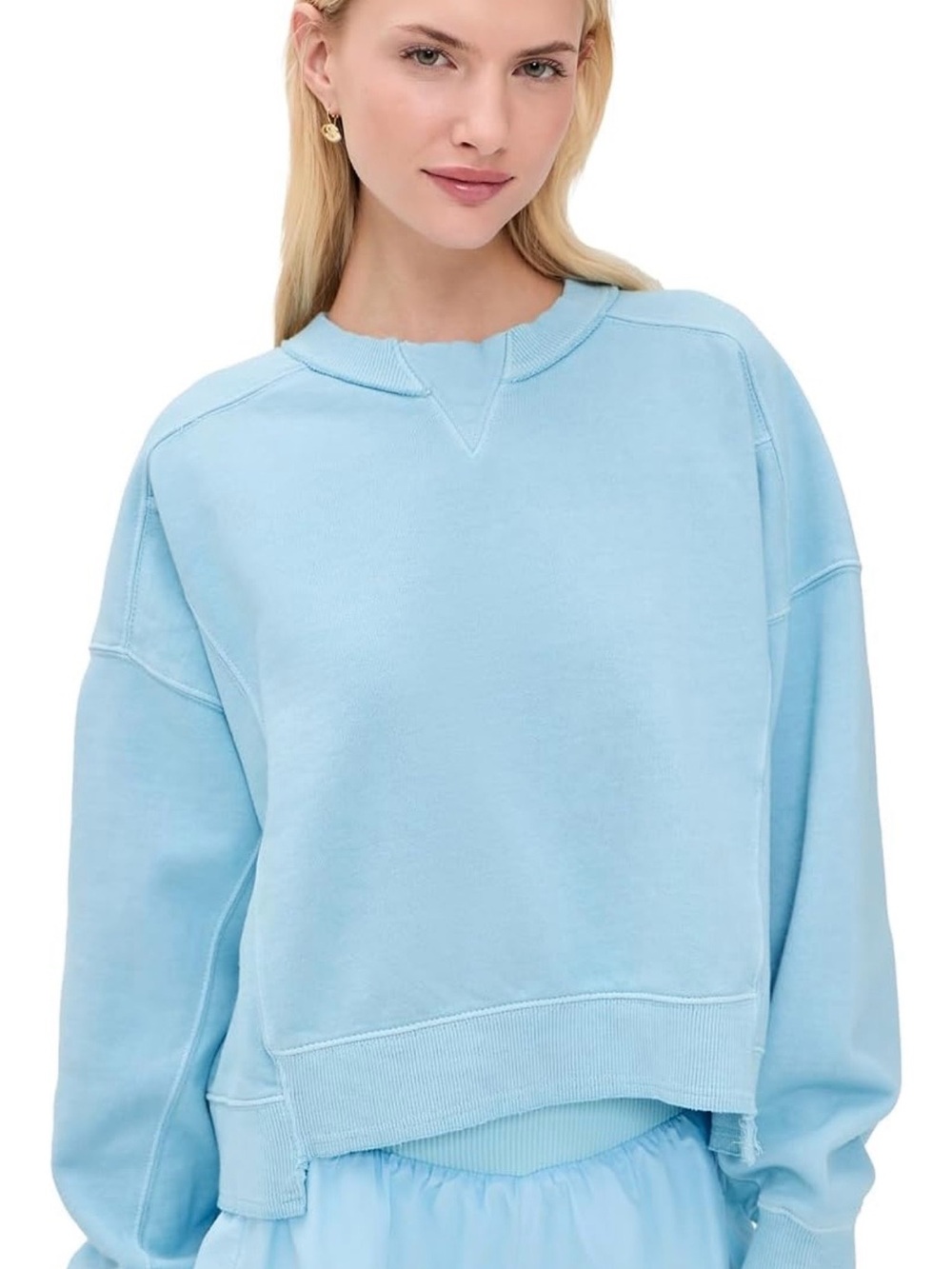 Free People
Light Blue Women's Crewneck Sweatshirt